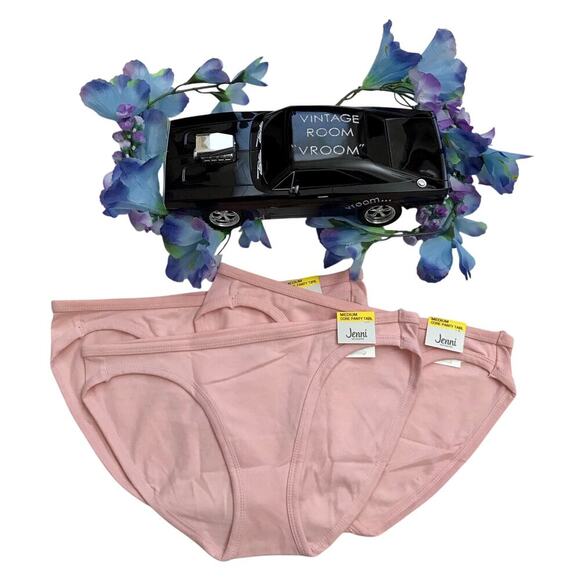 Jenni NWT 3 Pack Pink Bikini Panties Women M - Picture 1 of 8